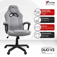 TTRacing Duo V3 Air Threads Fabric Gaming Chair Ergonomic Office Chair Kerusi Gaming - Dawn - 2 Years Official Warranty