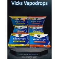 Vicks VapoDrops Honey Lemon Menthol Cough Drop Lozenges Vick lozenge Vapo Drops 维克斯伤风 感冒 维克氏伤风塞