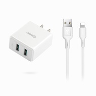 Fast Charging Set Maximum power Supply 12 Watts For All Mobile Phones d-power AU16P LI (2.4A)