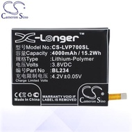 CameronSino Battery for Lenovo BL234 / Lenovo A5000 DUAL / P70t / VIBE P1m Battery PHO-LVP700SL