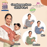 Moms Baby GEOS M-Shaped Front Baby Carrier | Moms Baby 4 in 1 Newborn Side Baby Carrier