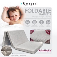 [HOMIEST] SEELY 4 inch Single Foldable Mattress Detachable Cover