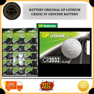 BATTERY ORIGINAL GP LITHIUM CR2032 3V GENUINE BATTERY HIGH VOLTAGE REMOTE AUTOGATE CONTROLLER CAMERA