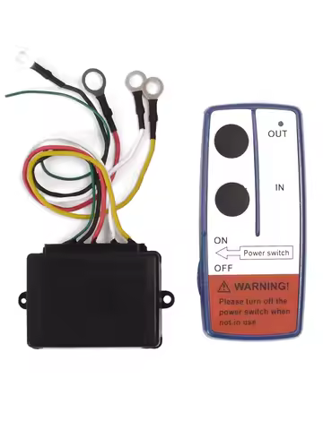 1PCS Universal Solenoid Twin Wireless Remote Control Controller Recovery 4x4 12V 500Amp HD Contactor