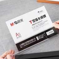 M&G Acrylic Table Sign Thick Model Vertical/Horizontal T-Stand/L-Stand Size A4 A5 A6