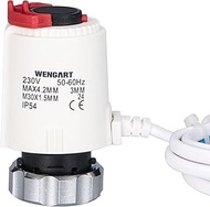 Wengart Electric Heating Valve Actuator WG919, Normally Closed, AC230V 2W M30*1.5, 2 Wires, Suitable