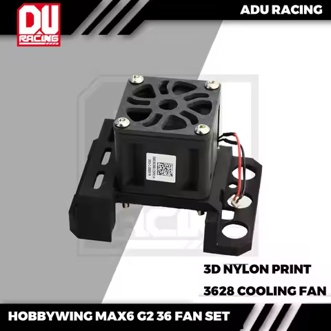 ADU RACING 3D NYLON PRINT HOBBYWING MAX6 g2 3628 COOL FAN SET