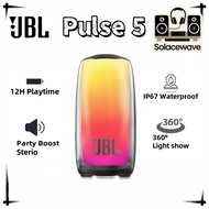 JBL Pulse 5 Bluetooth Speaker - IPX7 Waterproof, 12H Playtime, 360° LED Lights, PartyBoost, Rich Bas