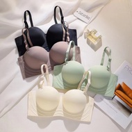 B094 / BRA BH Cup C without wire foam Push Up removable strap 2in1 sexy Kemben Strapless Kemben Anti