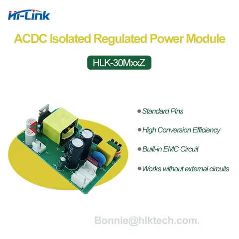 Hi-Link ACDC 220V to 5V/12V/24V 30M05Z 30M12Z Built-in EMC Circuit Isolated Regulated Power Module S