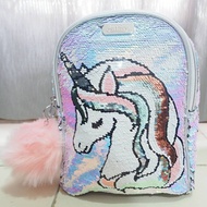 PROMO - TAS JUSTICE UNICORN ORIGINAL RANSEL AUTHENTIC SEQUIN REMAJA ANAK