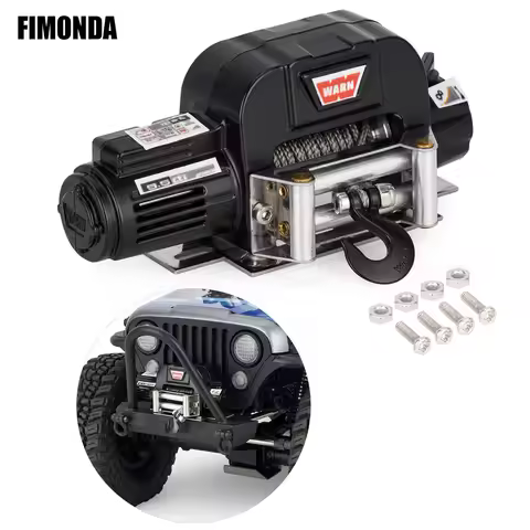 1/10 RC Crawler Wireless Winch for TRX4 TRX6 Axial SCX10 Wrangler CC01 TF2 D90 YK4082 ZP1001 90046 9