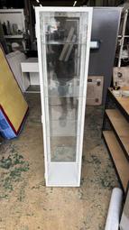 【東鼎二手家具】IKEA宜家1.2尺透明玻璃展示櫃*公仔櫃*置物櫃*收納櫃*玄關櫃*展示櫃*玻璃櫃*角落櫃*櫥櫃*邊櫃