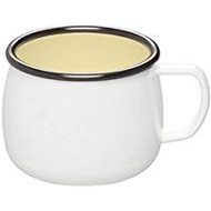 珍珠金屬 CAPTAIN STAG 琺瑯馬克杯 白色・UH-501