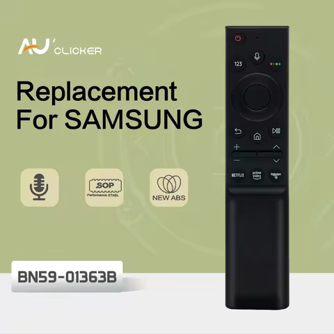 BN59-01363B Voice Remote Control for Samsung Smart TV NEO QLED/QLED Series Compatible with QN43LS03A