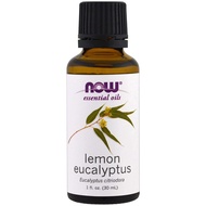 Lemon Eucalyptus Essential Oil Now Foods 1 fl oz (30ml) Mosquitoes/ Insect/ Bug Repellent / Chest Rub