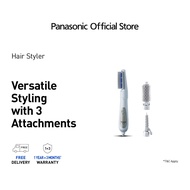 Panasonic EH-KA31-W605 3-in-1 Hair Styler - New Tension Blow Brush, Roller Brush, Air Iron