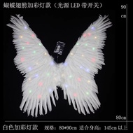 Wuyao | Angel Demon Large Feather Wings Costume Accessories White