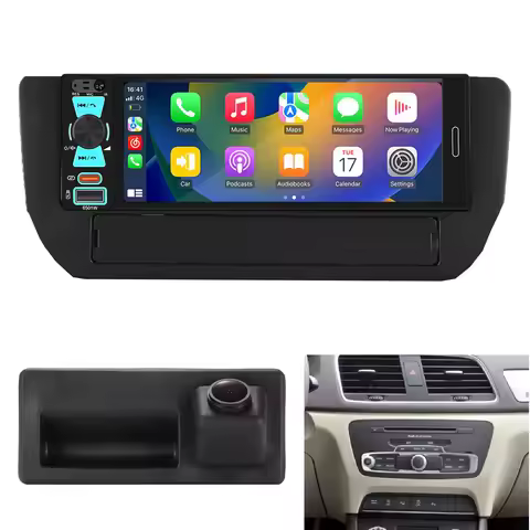4+64 Bluetooth Carpaly GPS Android Auto Car radio Navigation +HD Reverse camera For Audi A1 8X 8X1 8