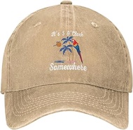 5 Oclock Somewhere Hat It is 5 Oclock Somewhere Hat for Women Baseball Hats Vintage Hat