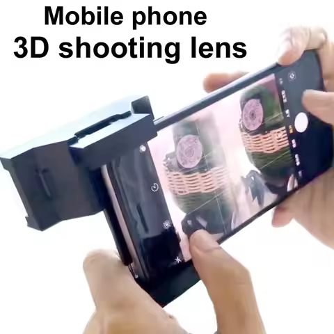 Good Time Mobile 3D Shooting Lens Set to Record Three-dimensional Images of Daily Life Includes Simp