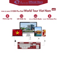 AKKO 5108B Plus Red World Tour Viet Nam Mechanical Keyboard - Genuine