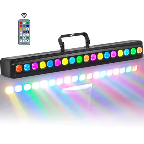 18x3w RGB Full Color LED Light Curtain, led club light, DMX Stage Light, Bar Light, DJ Disco Effect,