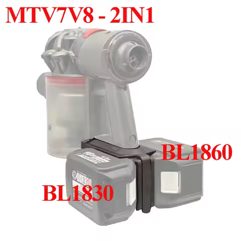 2-in-1 Dual Battery Adapter For Dyson V7 V8 Vacuum Cleaners For DeWalt For Milwaukee.For Makita For 