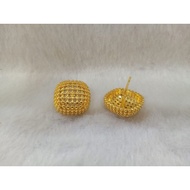Gold Bangkok 21k Plated Gold STUD earring