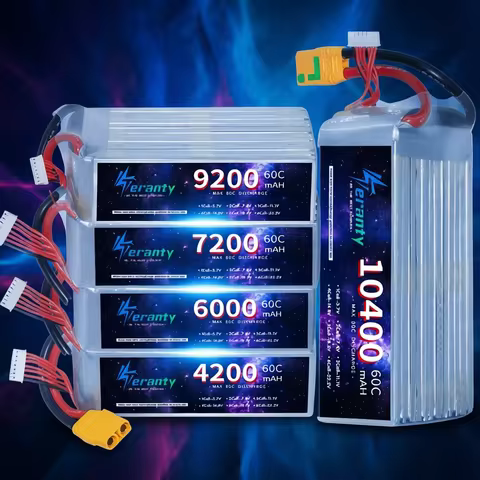 22.2V LIPO Battery RC Lipo 6S 1500mah 2200mah 2700mah 3000mah 4200mah 6000mah 6500mah 9800mah 10400m