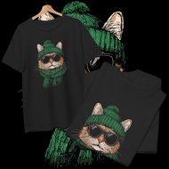 T-Shirt Orange Cat Green Scarf ️Beware Of Fake Shops ️
