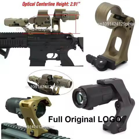 Tactical 2.91" UNITY FAST FTC GB-RS Hy-dra Mount Lever Optical Height Mounts Riser Scope T01 T02 Red