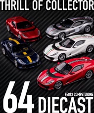 TOC 1: 64 Ferrari 812 Competizione Alloy Car Model