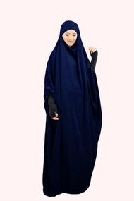 Jilbabaya Dubaiชุดสวดมนต์ Khimar Himab ชุดคัฟทานมุสลิมอิสลามเสื้อผ้าอิสลามเสื้อคลุมรอมฎอน Femme Musu