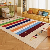 Color Dopamine Living Room Anti-slip Carpet Sofa Coffee Table Large Floor Mat Moss Fleece Carpet
