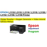 EPSON L1110/ L3110 / L3116 / L3118 / L3150 / L3152 / L3156 / L3158 Printer Resetter