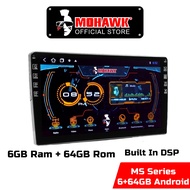 Mohawk 6+64GB MS Series Built in DSP 4G QLED Car Android Player Add on 360 Camera Plug n Play Proton [Free Gift]