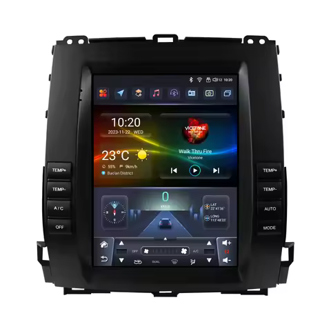 9.7"Android 13 Autoradio For Toyota Land Cruiser Prado 120 for Lexus GX470 car intelligent system ra