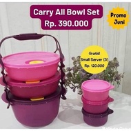 [NEW] TUPERWARE CARRY ALL BOWL FREE RICE BOWL (6PCS) RANTANG