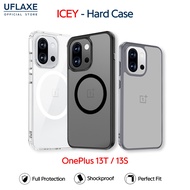 UFLAXE ICEY - For OnePlus 13T / OnePlus 13S Case - CLEAR ANTI-YELLOW Matte Shockproof Hard Case, Ant