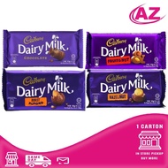 Set of 4 Flavor-Cadbury Dairy Milk Chocolate 165g|Cadbury Dairy Milk Hazelnut165g|Cadbury Dairy Milk Roast Almond 165