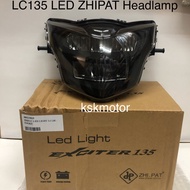 LC135 Headlamp LED ZHIPAT Exciter135 100%Original (lampu zhipat lc135 led)