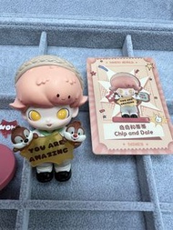 ⭐️💢 現貨 -實物如圖 💢⭐️ pop mart popmart 泡泡瑪特 Dimoo world 迪士尼 Disney chip n dale 奇奇 蒂蒂 大鼻 鋼牙