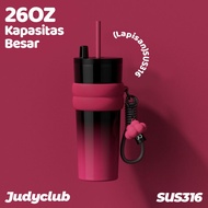 TERMOS (26oz/768ml) Stainless Steel Coffee Mug Cup with Inner Layer SUS316 Vacuum Thermos Tumbler Ca