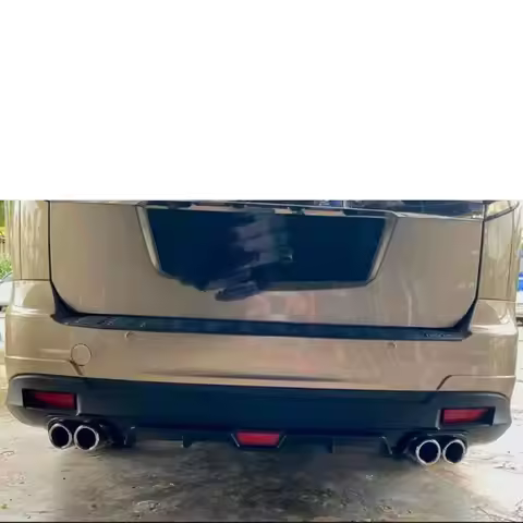 For Proton Exora MPV Rear Diffuser Bumper Lips Splitter Spoiler Exhaust Tailpipe Body Kit Accessorie