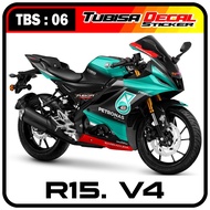 Sticker Full Body R15 V4 Decal Sticker Striping Standard Petronas Premium Racing. Tbs.06