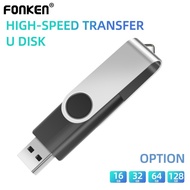 Charlotte Fonken Flashdisk USB 2.0 128GB 64GB 32GB 16G Kecepatan