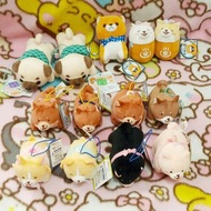 冇八哥冇quota 覆  7cm 2014 SK Japan 日本景品溫泉忠犬麻糬團子 mochishiba 吊飾+八哥不散 8cm 12cm 日本景品 amuse  柴犬三兄弟 mameshiba 