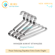 Hanger Kawat Gantungan Baju | Hanger baju dewasa isi 50 murah | Gantungan baju stainles | hanger baju besi stainless tebal | hanger baju dewasa 1 lusin murah