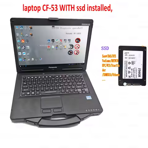 Optional CF-53 CF-19 T420 CF-D1 laptop With 2023.09 SSD MB Star C4 C5 Software Installed SD Connect 